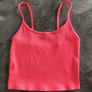 Spaghetti Strap Ribbed Tank